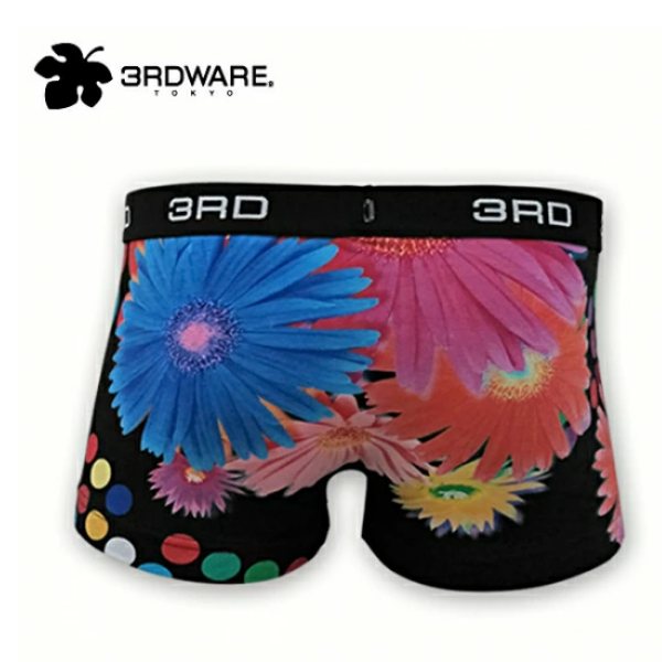 3RDWARE（サードウェア） ボクサーパンツ Flowers&Dots